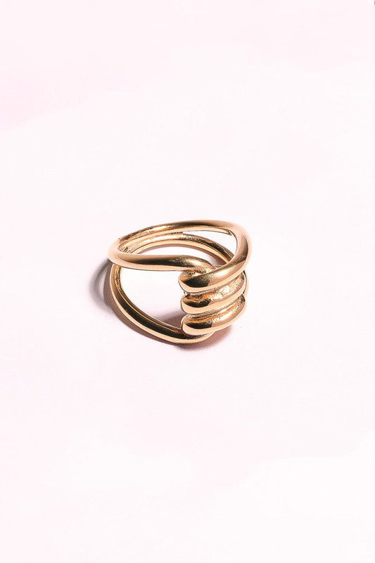 All Wrapped Up Stacking Ring Ring mure + grand