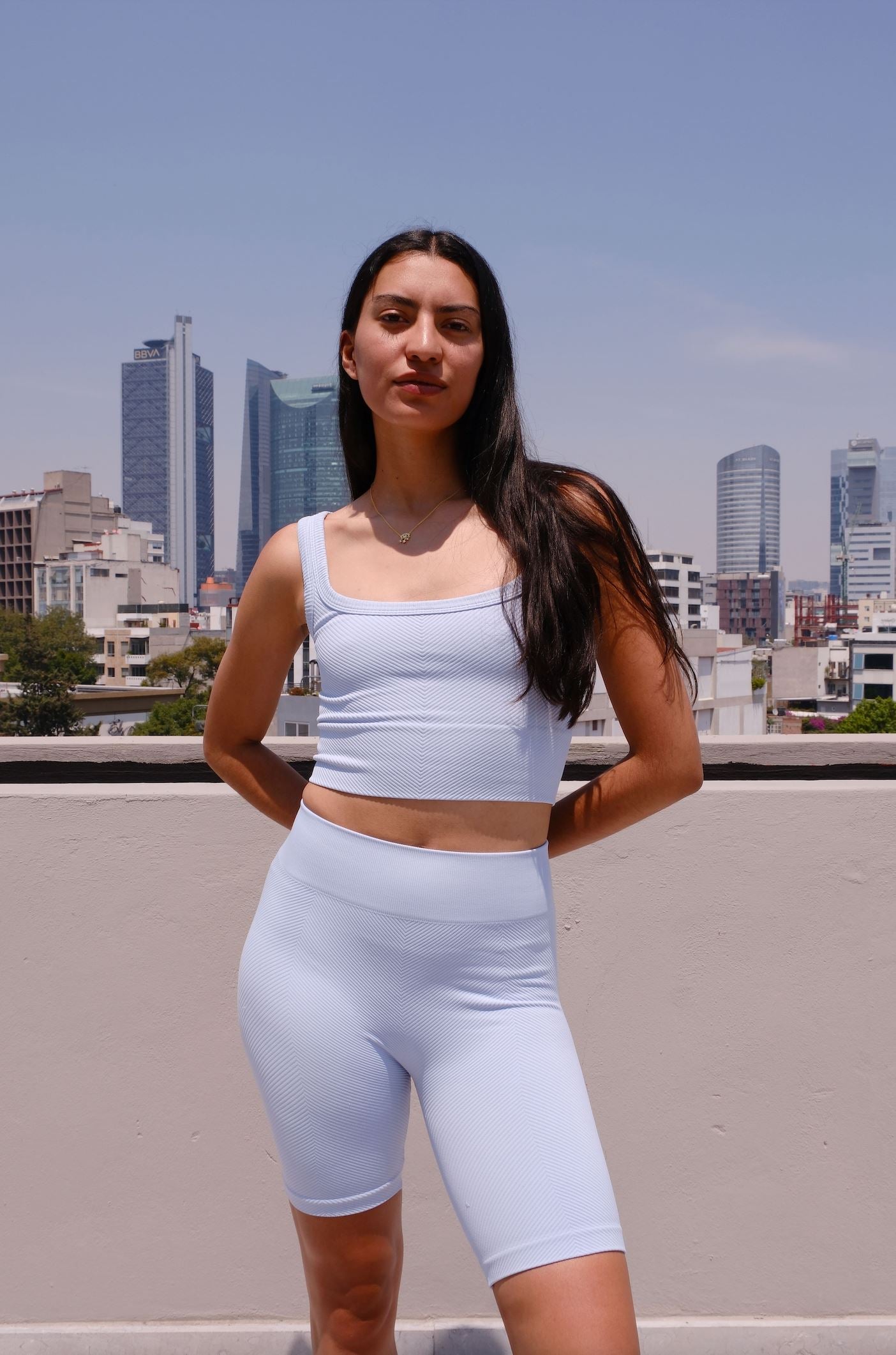 Ava Seamless Ribbed Crop Top Top mure + grand