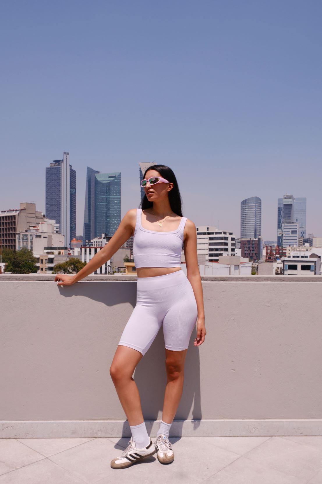 Ava Seamless Ribbed Crop Top Top mure + grand