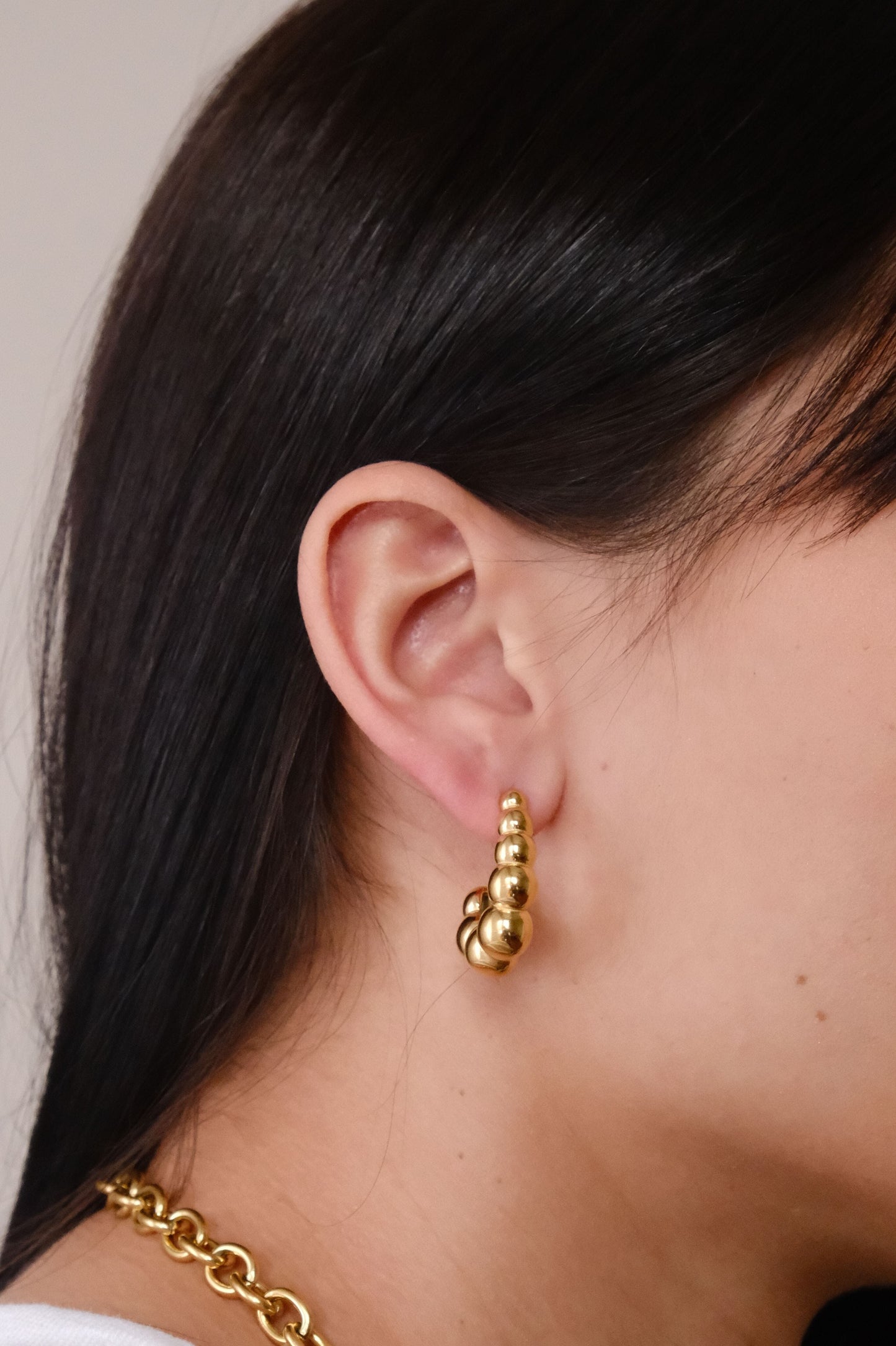 Bauble Hoop Earrings mure + grand