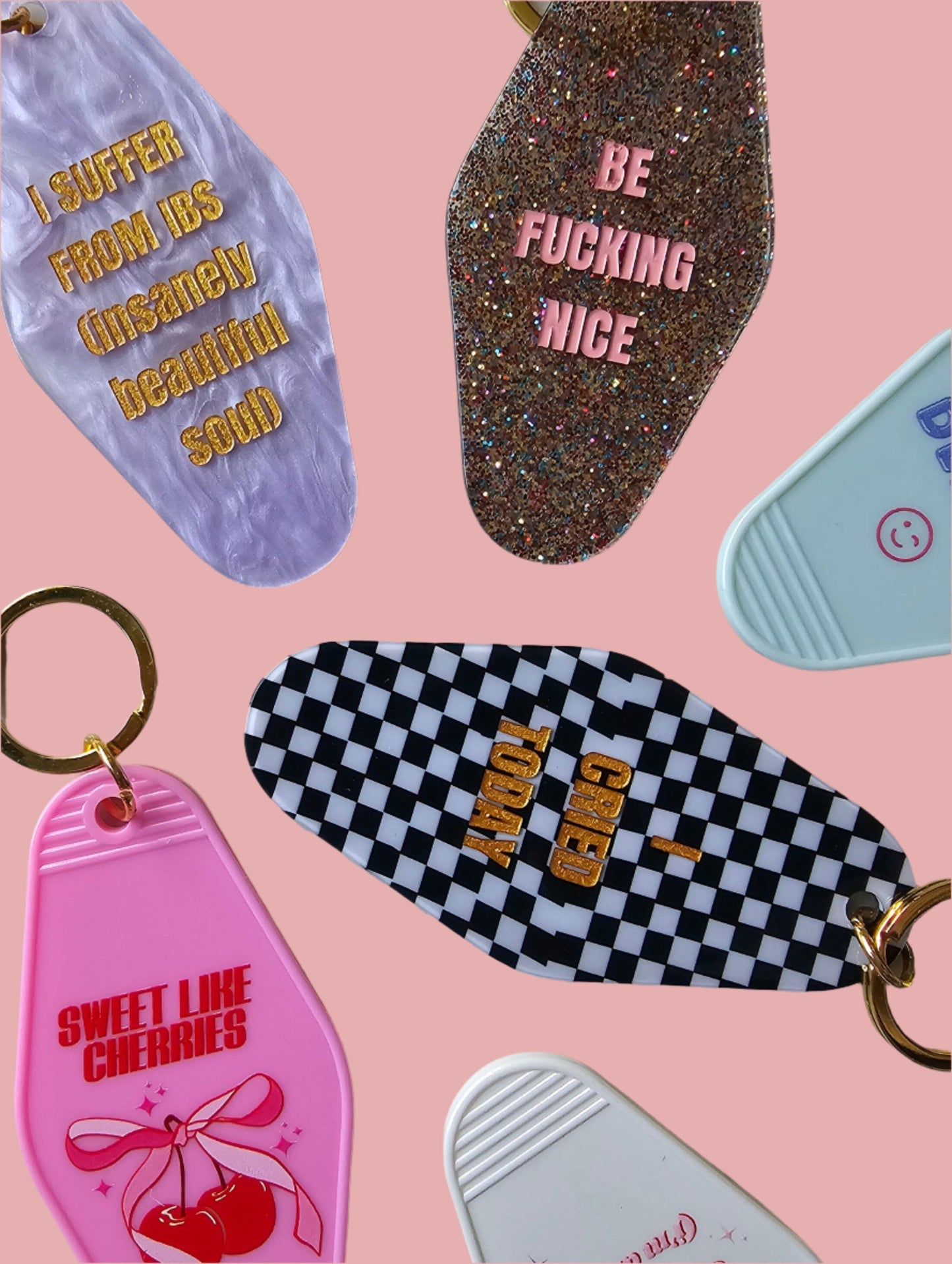 Be F*ing Nice Motel Keychain Keychain mure + grand