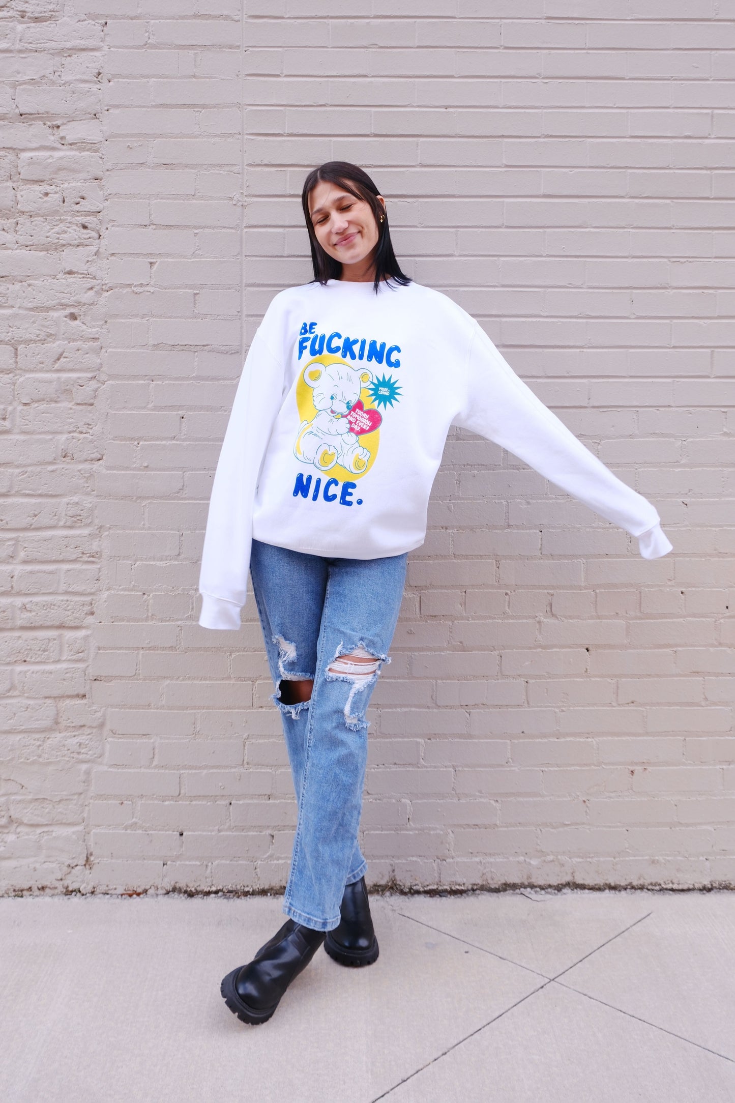 Be F*ing Nice Sweatshirt sweatshirt mure + grand