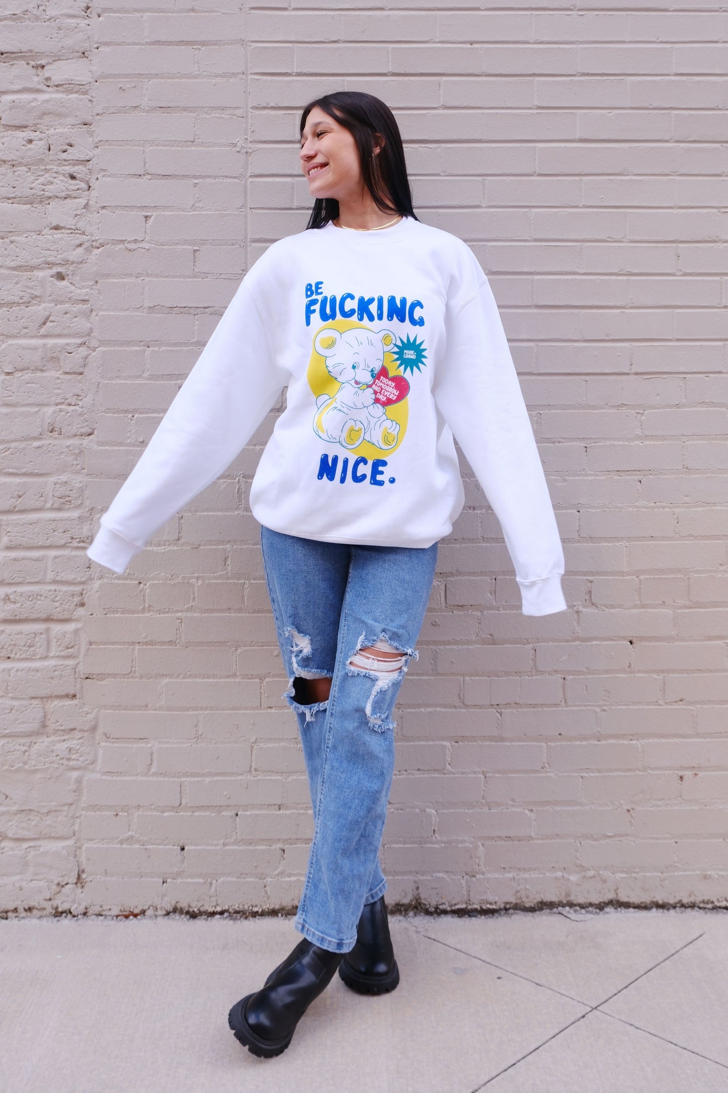Be F*ing Nice Sweatshirt sweatshirt mure + grand
