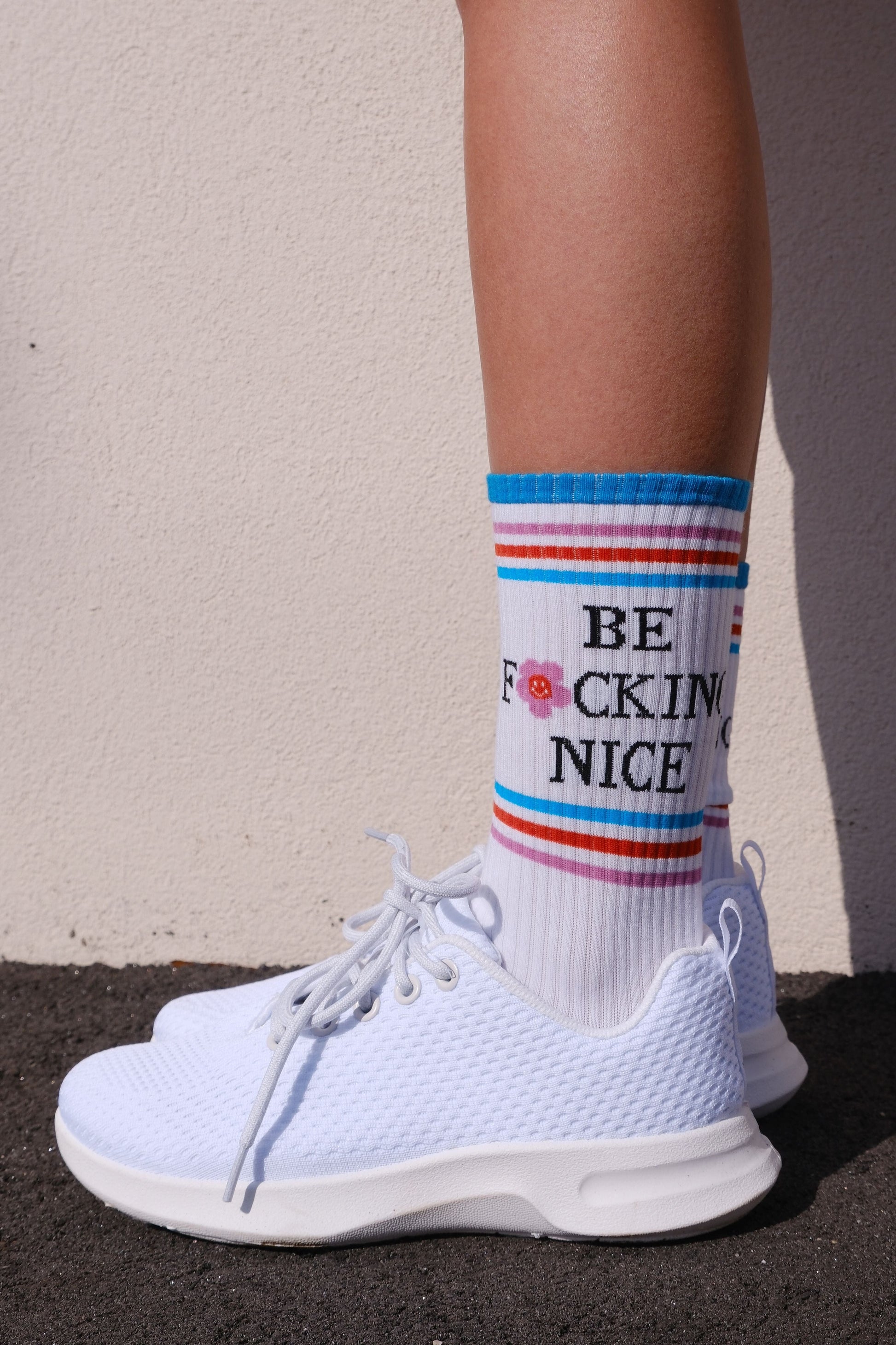 Be F*ing Nice Tube Socks Socks mure + grand