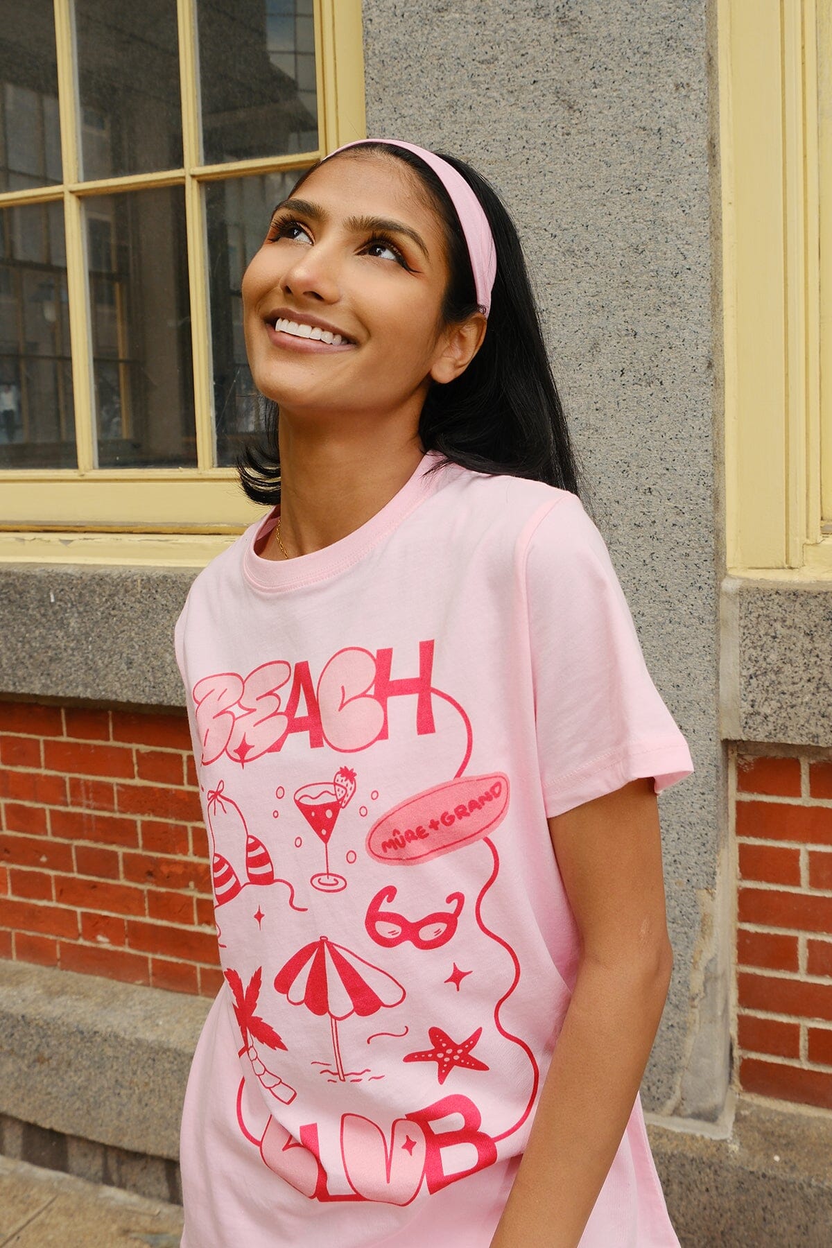 Beach Club Graphic T-shirt t-shirt mure + grand