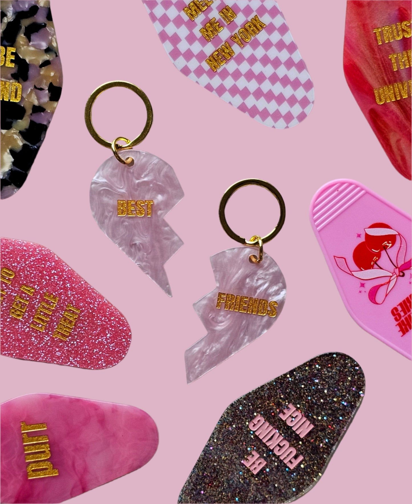 Best Friends Motel Keychain Keychain mure + grand