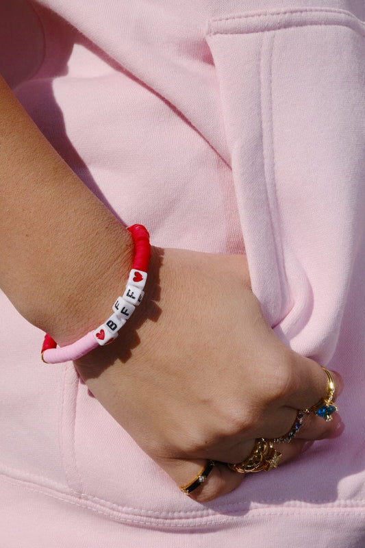BFF Inspirational Beaded Bracelet Bracelet mure + grand