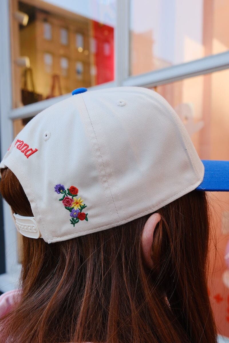 Boston Floral Embroidered Dad Hat Hats mure + grand