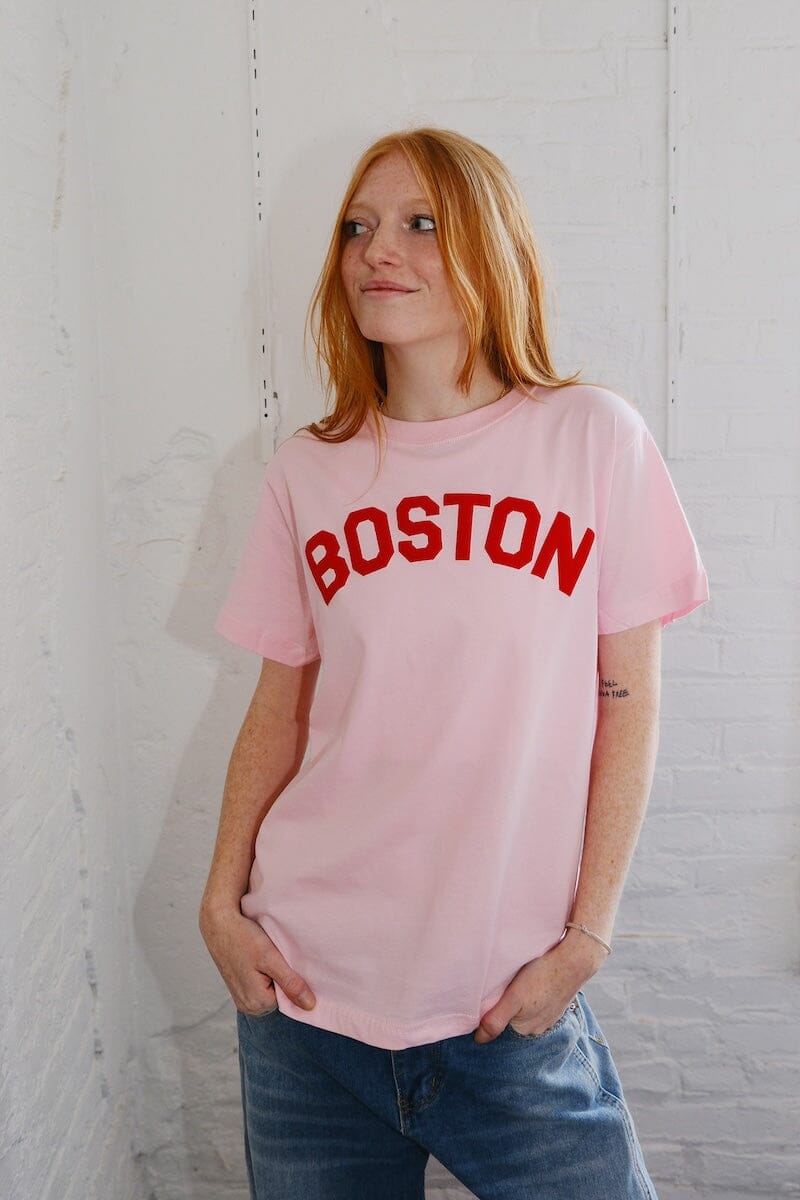 Boston Puff Graphic T-shirt mure + grand