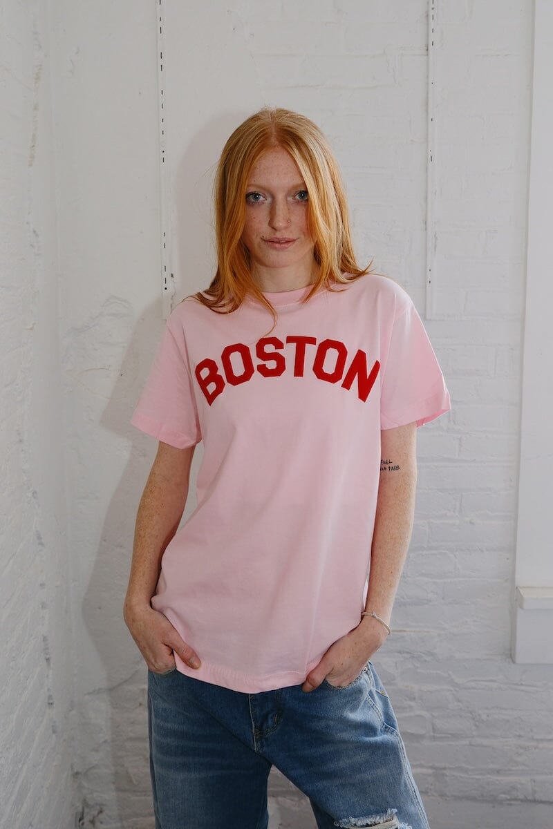 Boston Puff Graphic T-shirt mure + grand