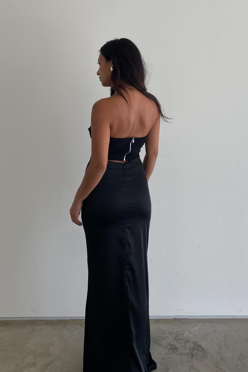Bow Cutout Maxi Dress Clothing Et Clet