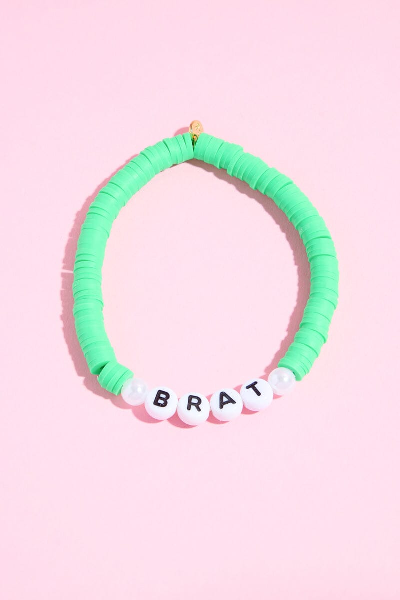 Brat Inspirational Beaded Bracelet Bracelet mure + grand