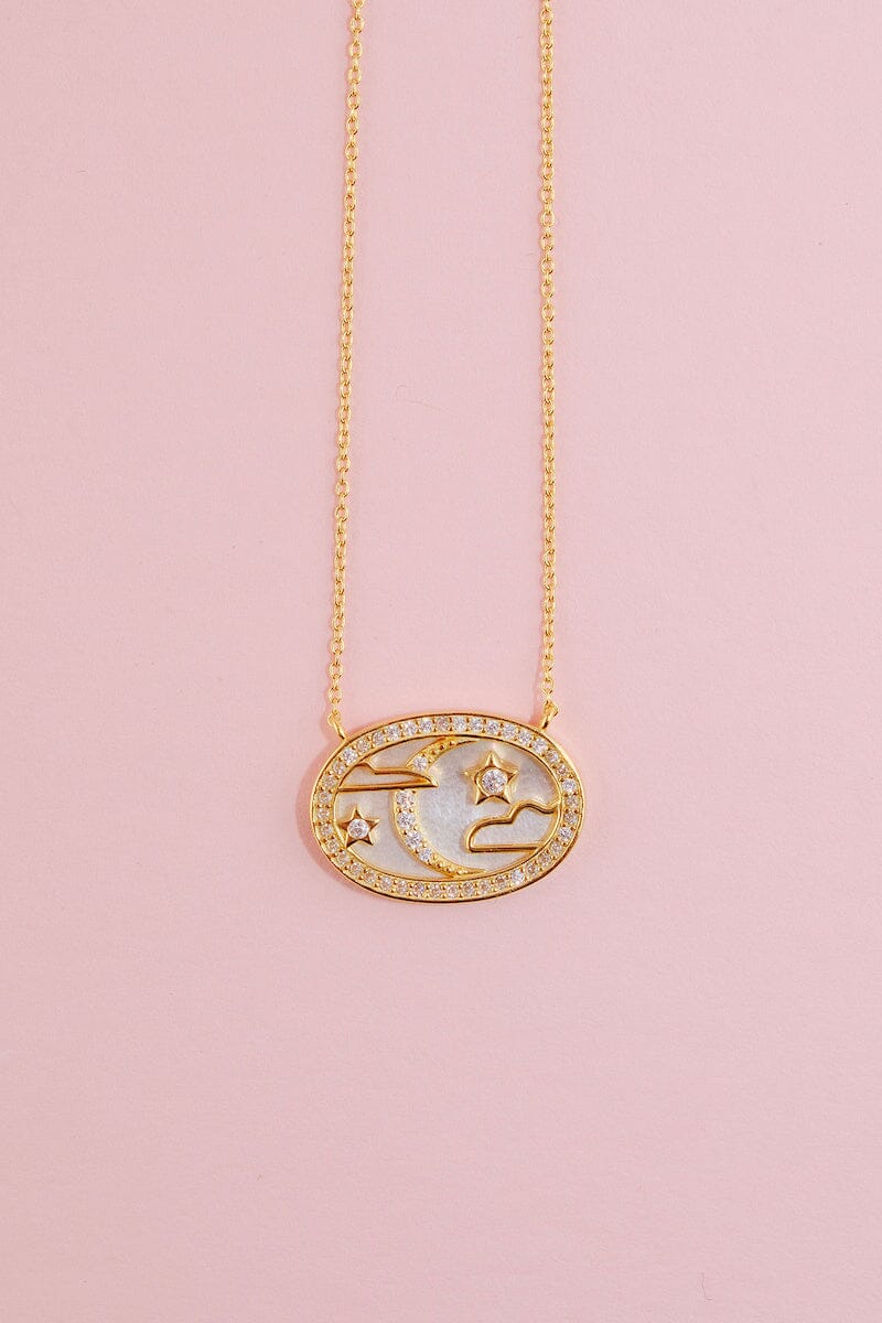 Celestial Skies Pendant Sterling Silver Necklace Necklaces mure + grand