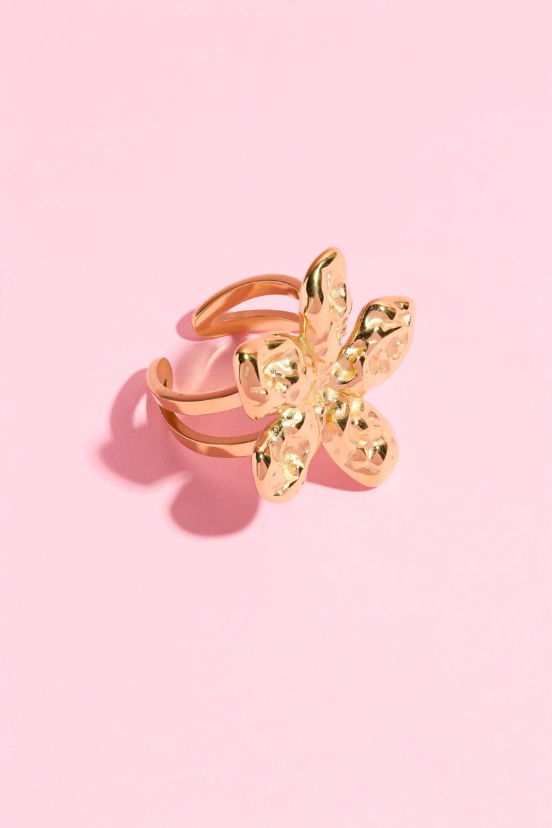 Cherry Blossom Flower Stacking Ring Rings mure + grand