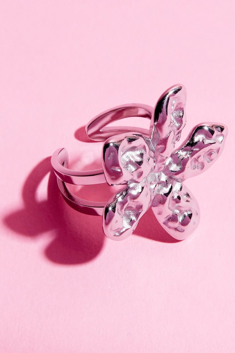 Cherry Blossom Flower Stacking Ring Rings mure + grand