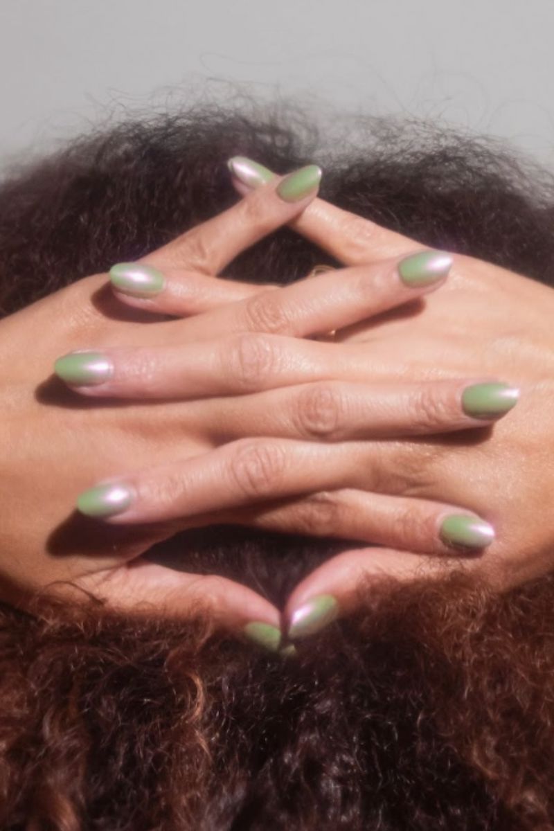 Chill Tips in Patina Party Nail Chillhouse