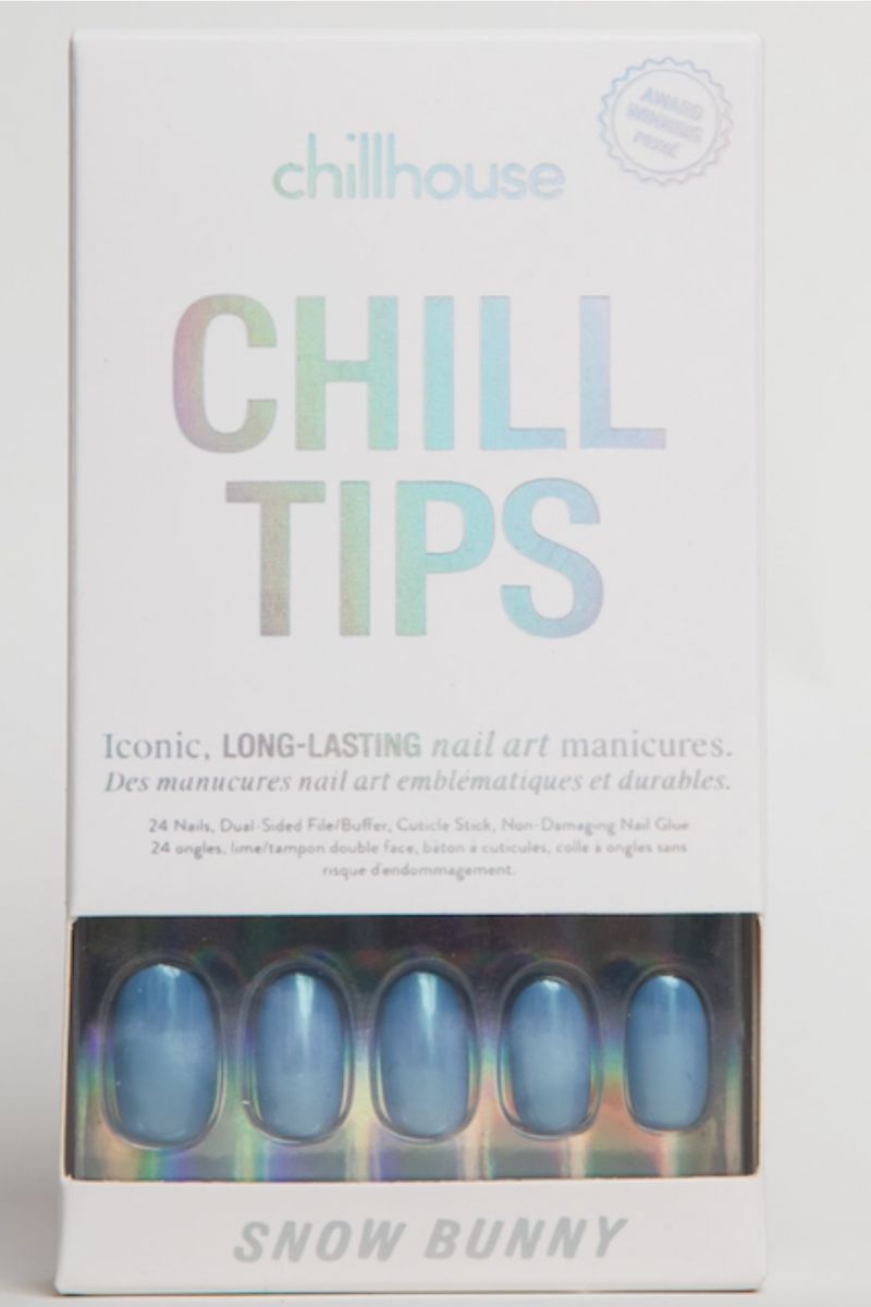 Chill Tips in Snow Bunny Nail Chillhouse