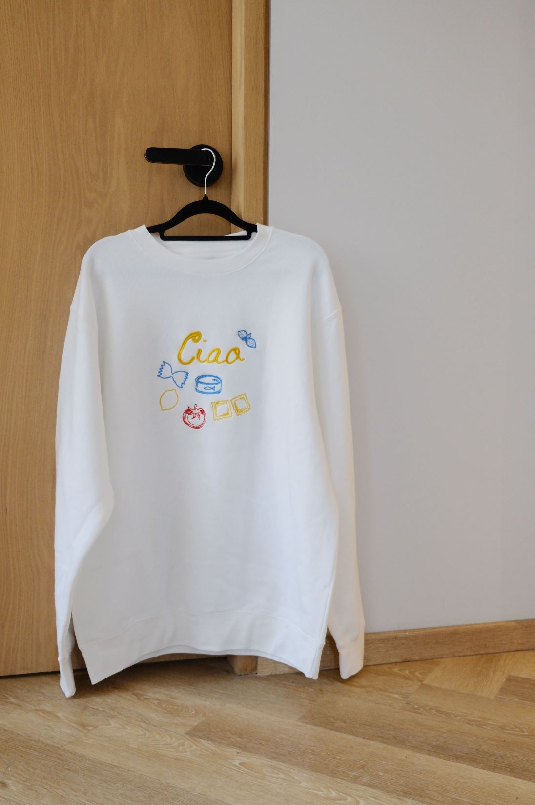 Ciao Embroidered Sweatshirt
