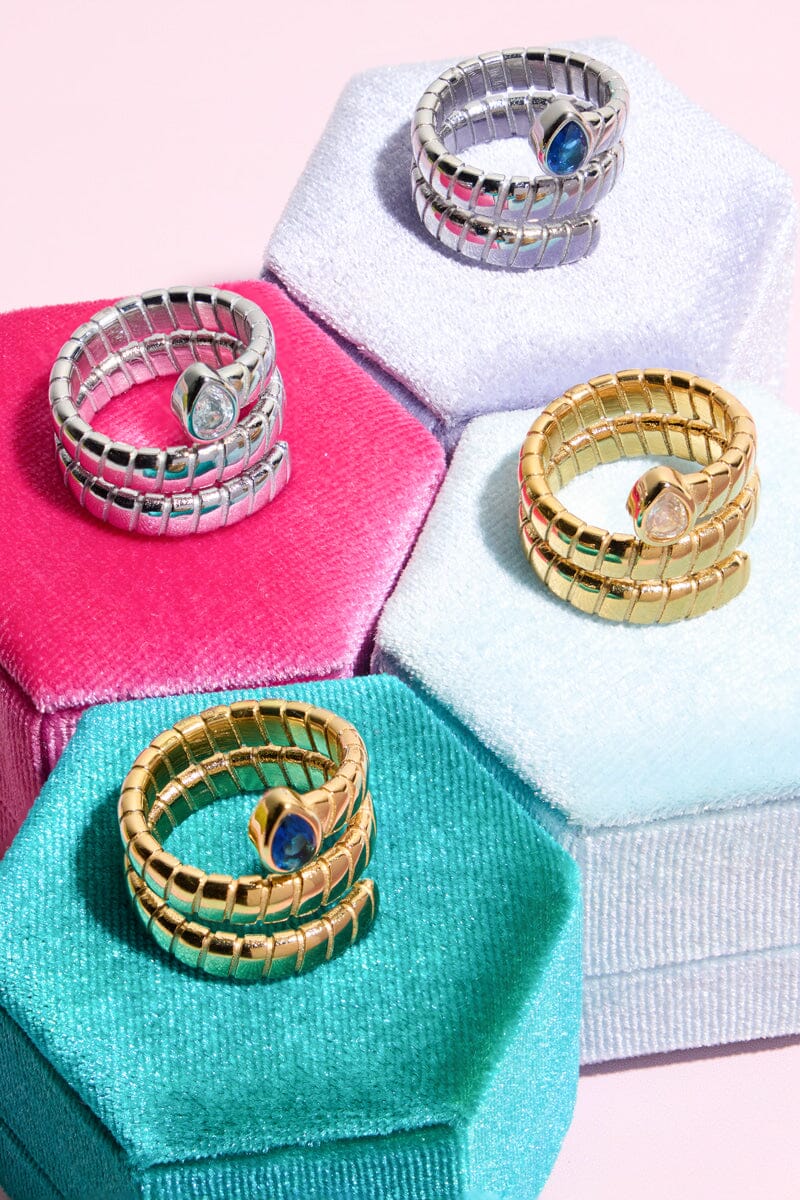 Coiled Snake Stacking Ring Rings mure + grand