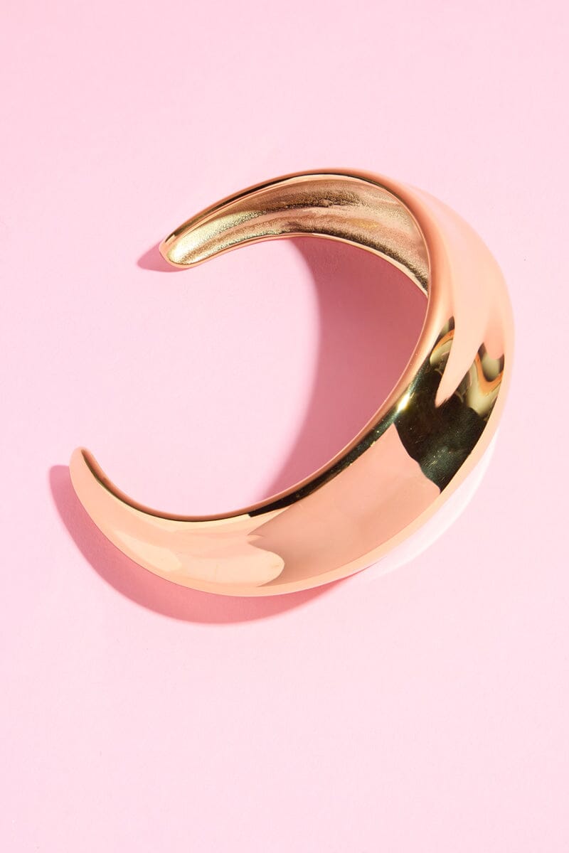 Convex Curved Cuff Bangle Bracelet Mure + Grand