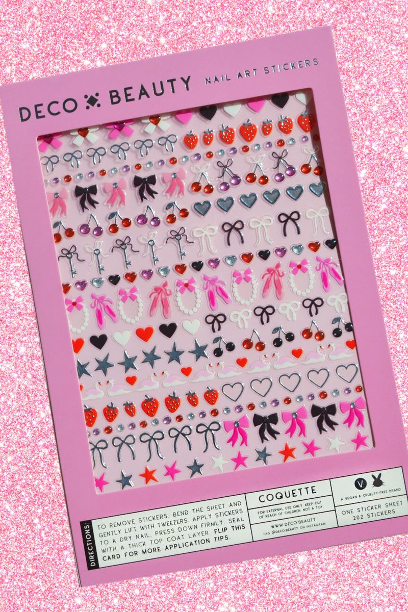Coquette Nail Art Stickers Nail Art Deco
