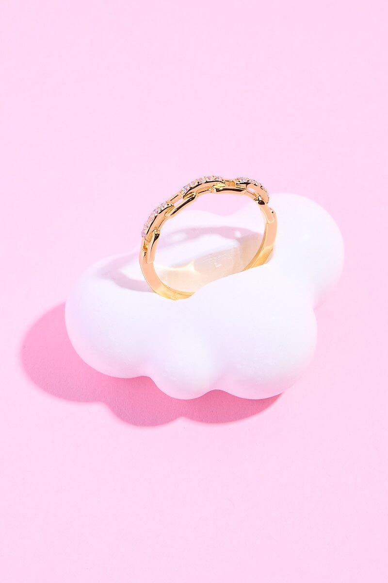 Cuff Chain Link Sterling Silver Ring Rings mure + grand