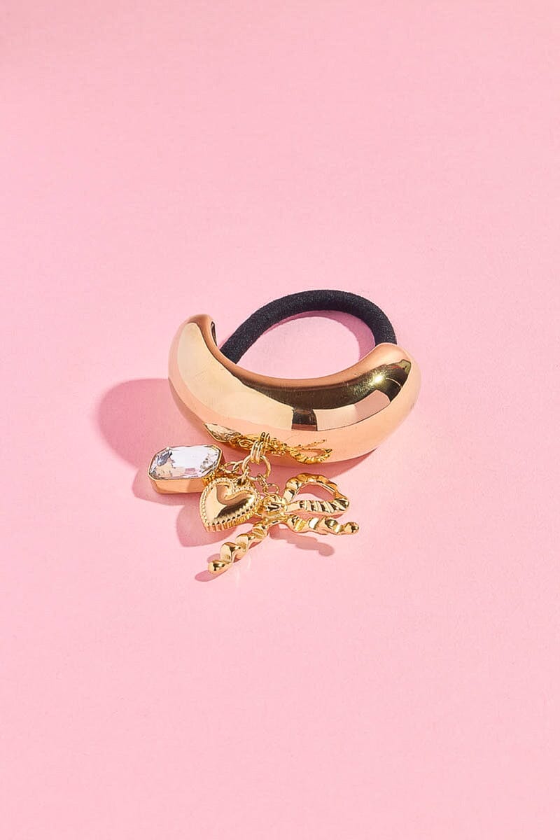 Cute and Chic Hair Tie With Charms Hair Accessory mure + grand