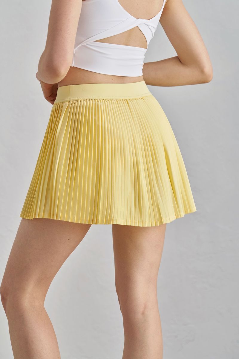 Daisy Pleated Tennis Skirt Skirt Mure + Grand Soft Butter M