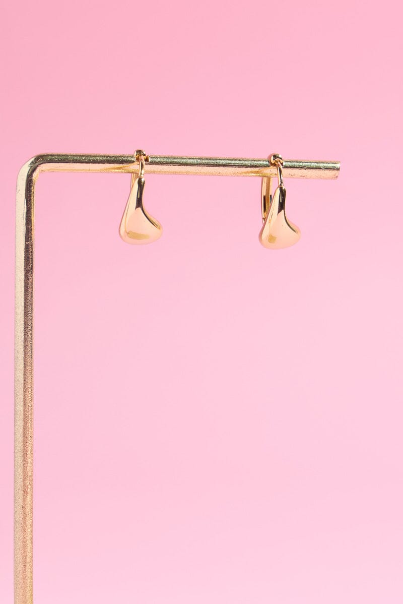 Dewdrop Sterling Silver Huggies Earrings mure + grand