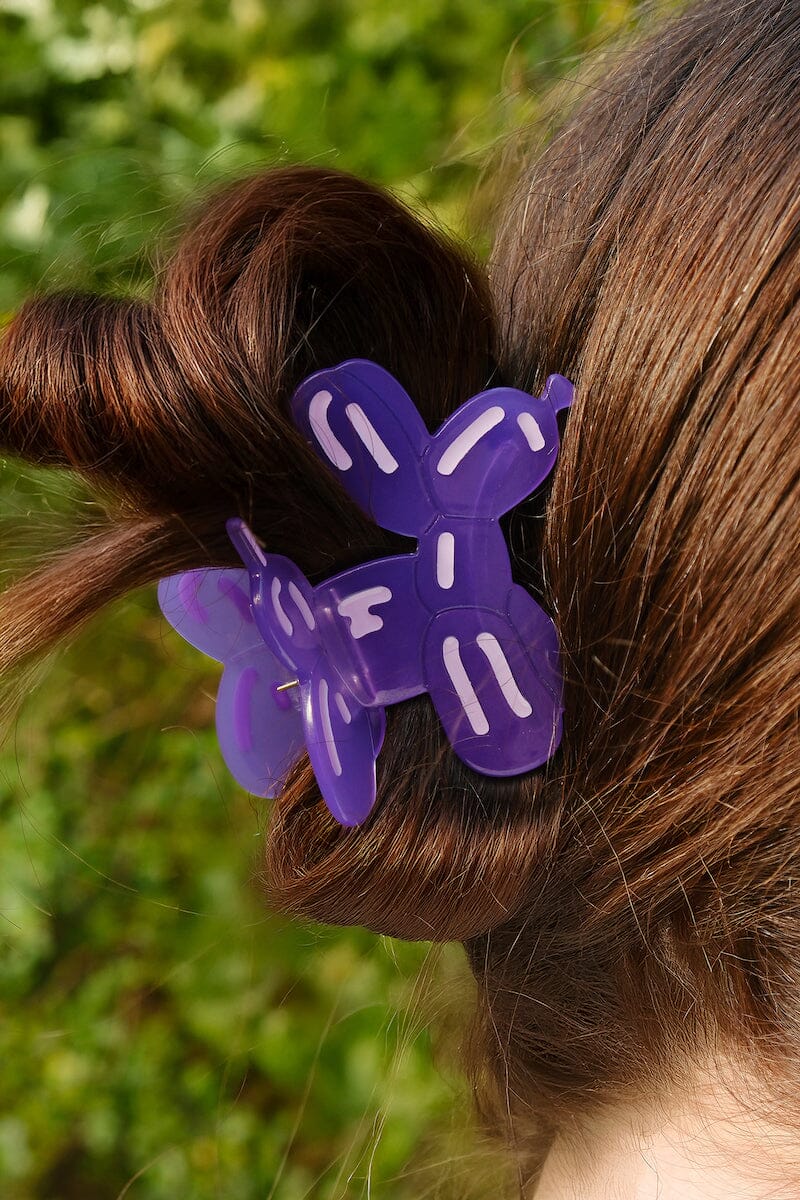 Dog Balloon Claw Clip Hair Accessory mure + grand