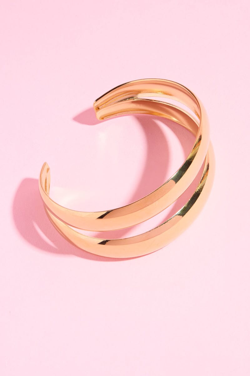 Double Layer Bangle Bracelet Mure + Grand