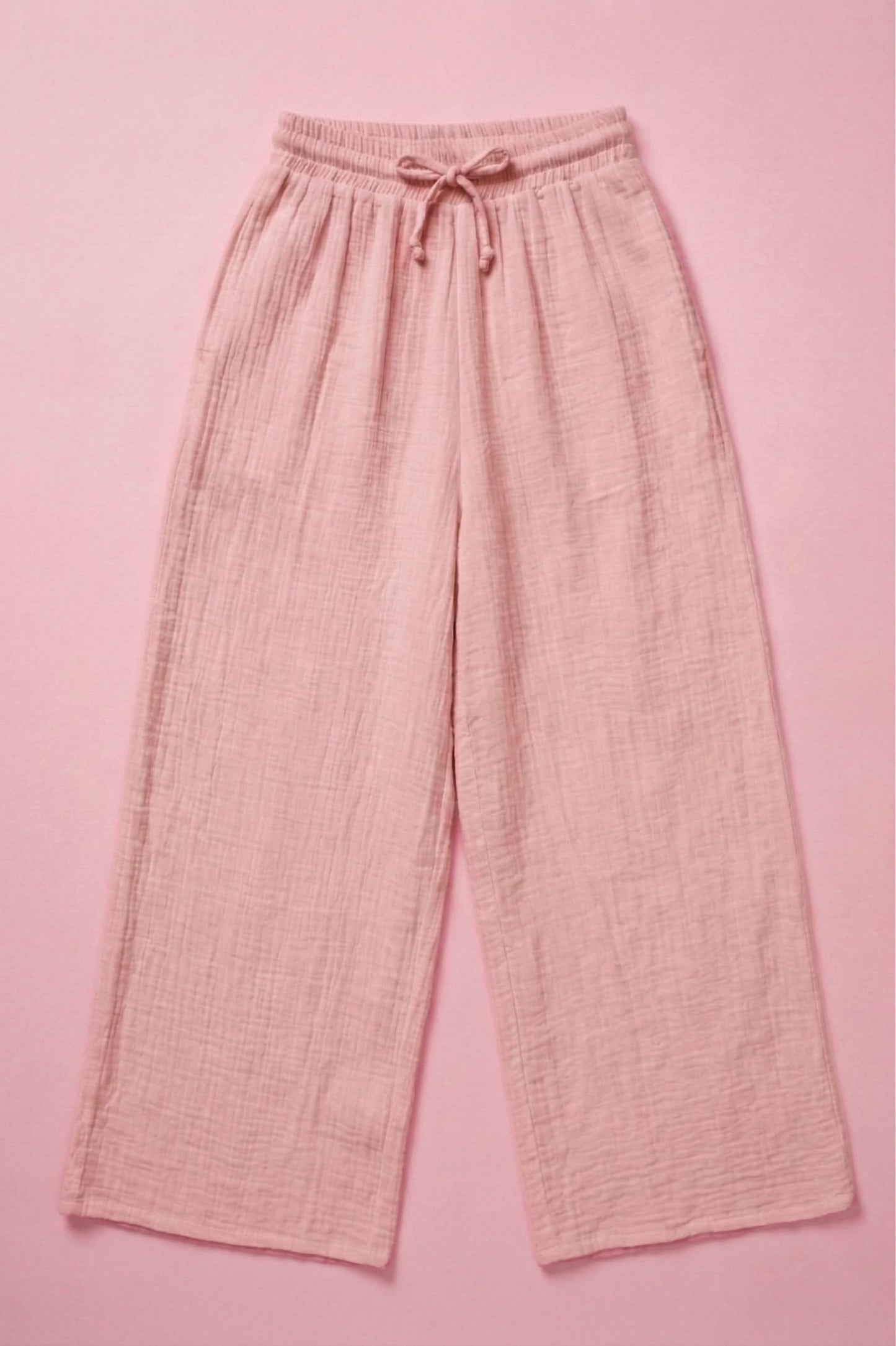 Eliana Wide Leg Pant Clothing Mure + Grand M&G Pink XS
