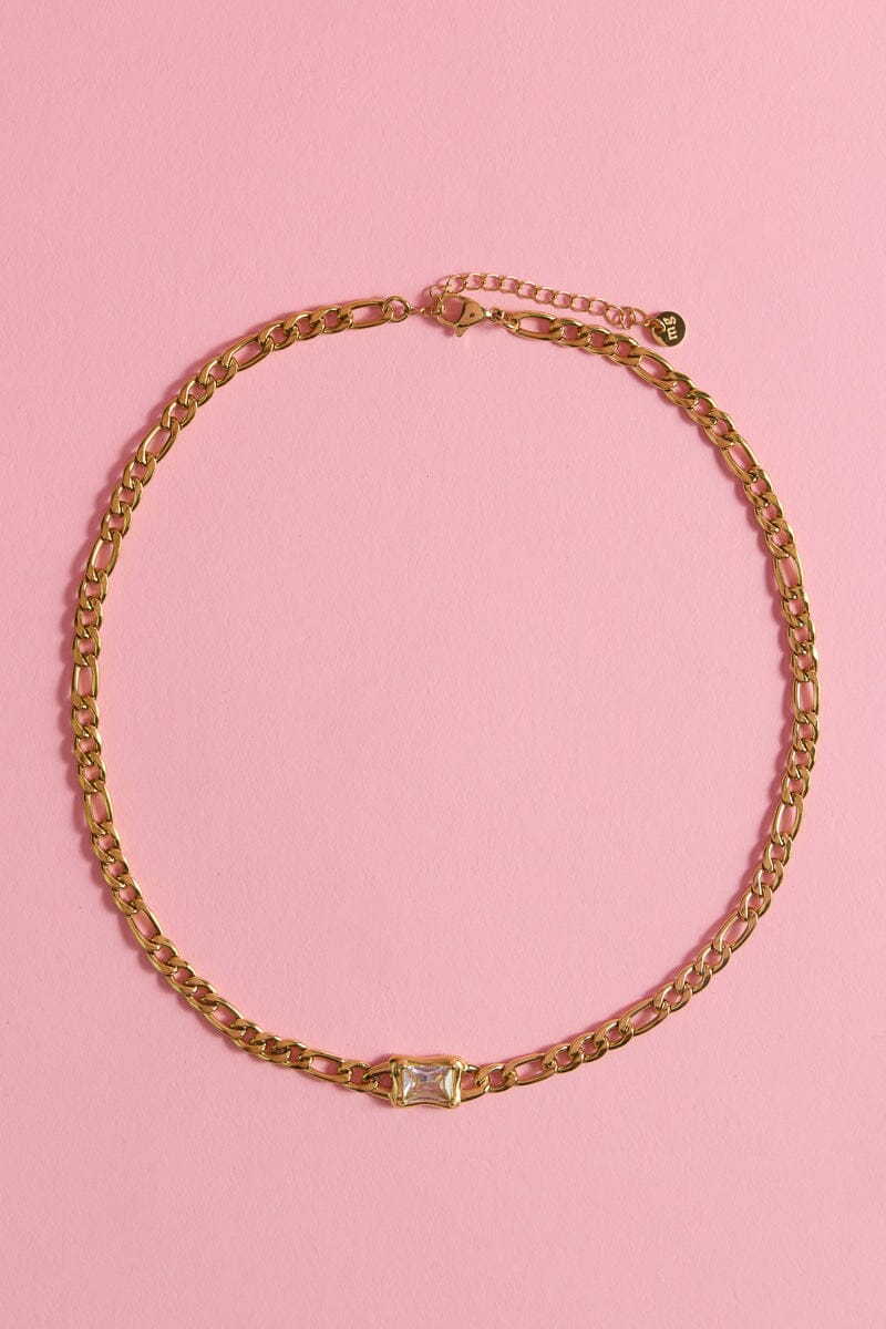 Emerald Cut Necklace Necklaces mure + grand