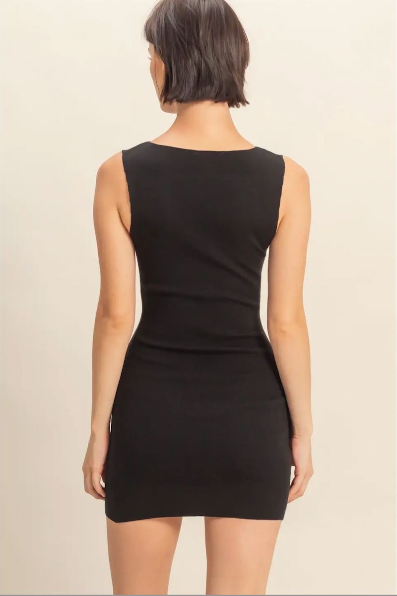Ervina Sleeveless Bodycon Mini Dress Clothing Hyfve