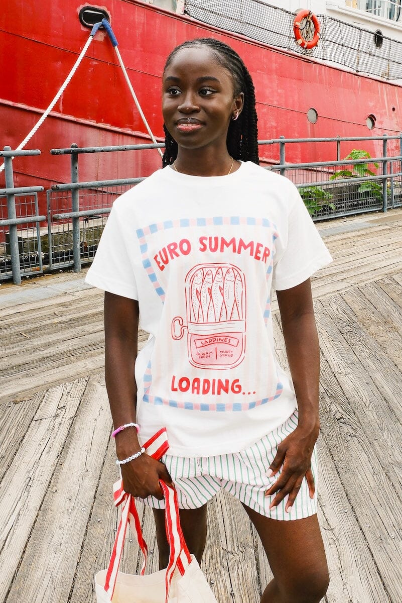 Euro Summer Loading Graphic T-shirt t-shirt mure + grand