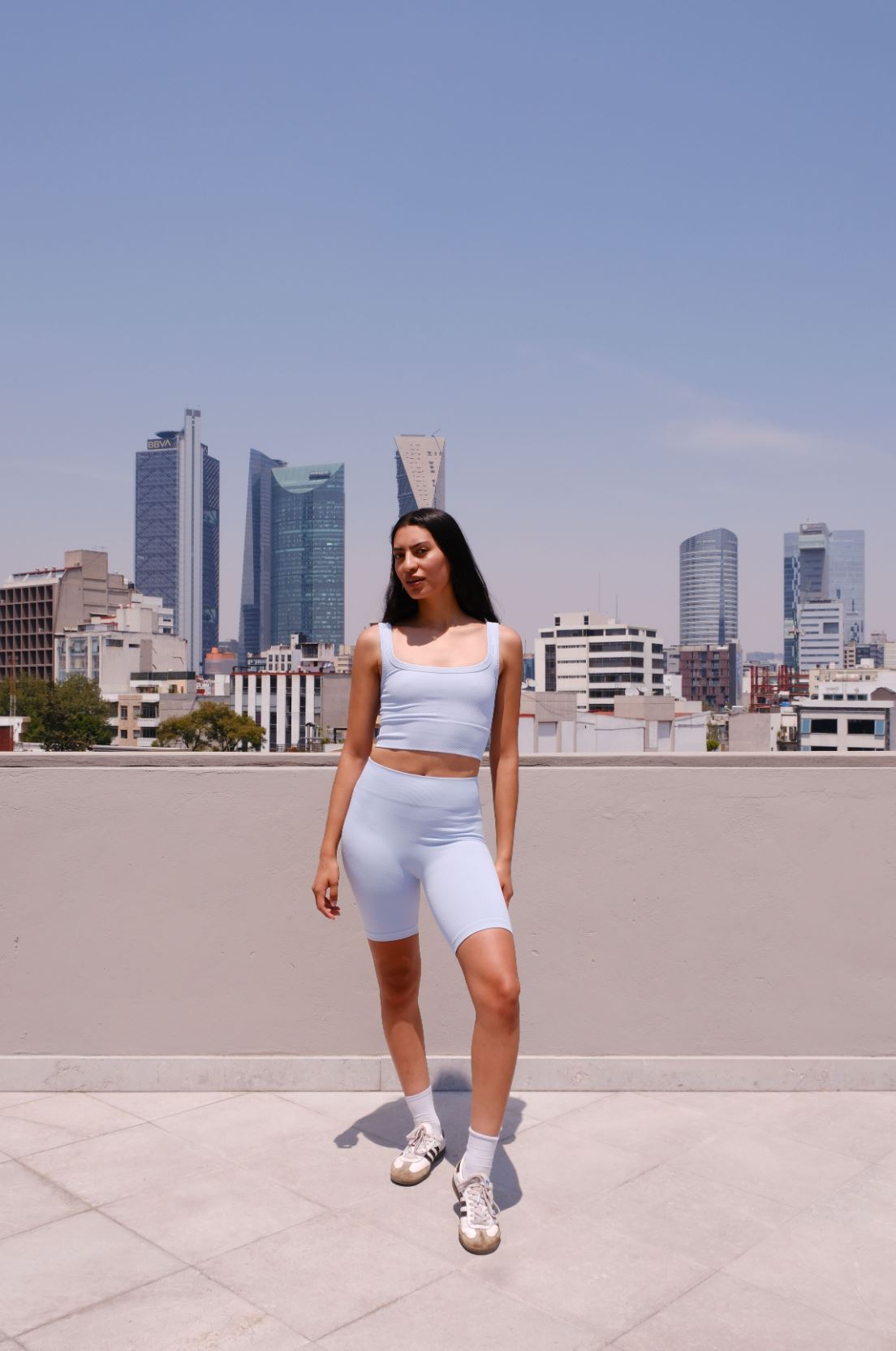 Everyone's Favorite Highwaist Ribbed Biker Shorts Bottom mure + grand