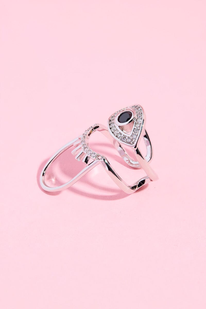 Evil Eye Nail Ring Rings mure + grand Silver