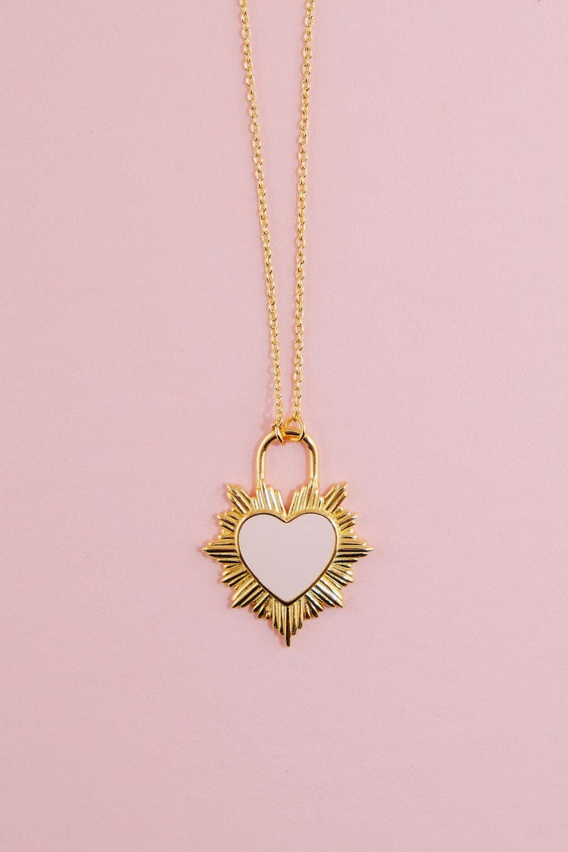 Exploding Heart Pendant Sterling Silver Necklace Necklaces mure + grand