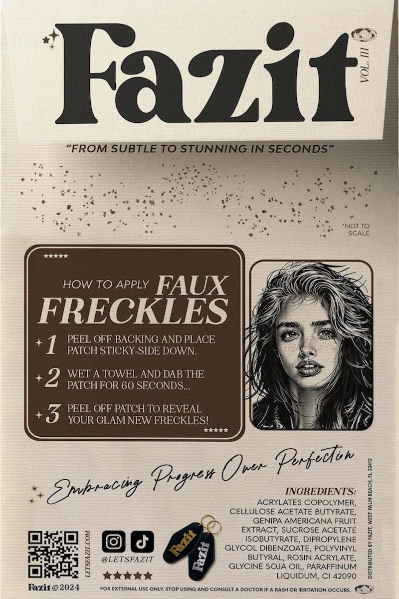 Faux Freckles Makeup Patches Beauty fazit