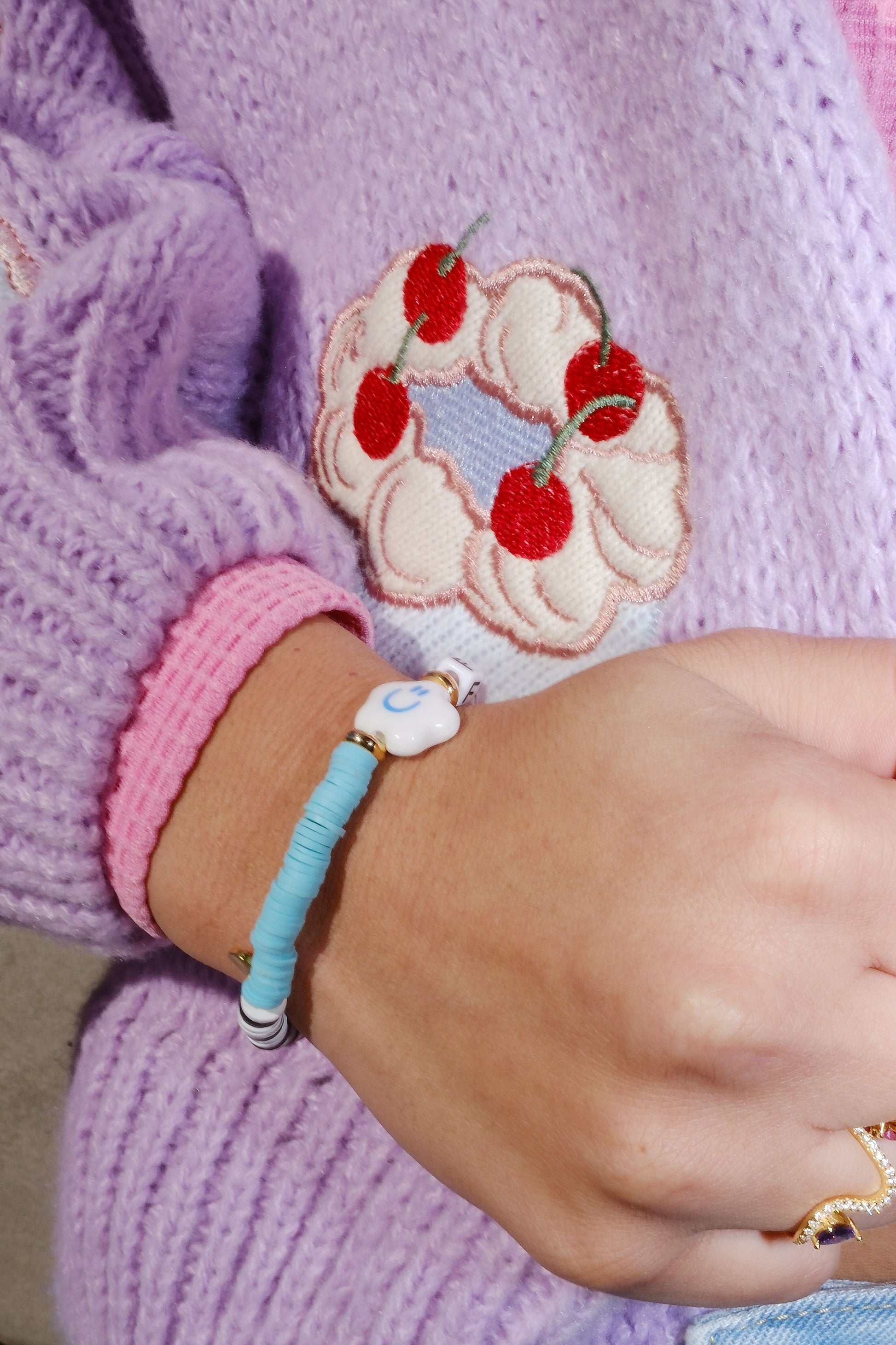 Find the Good Inspirational Beaded Bracelet Bracelet mure + grand