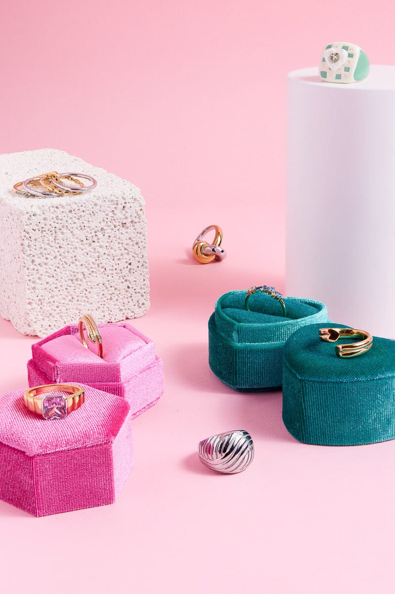 Fiona Baguette Sterling Silver Ring Rings mure + grand