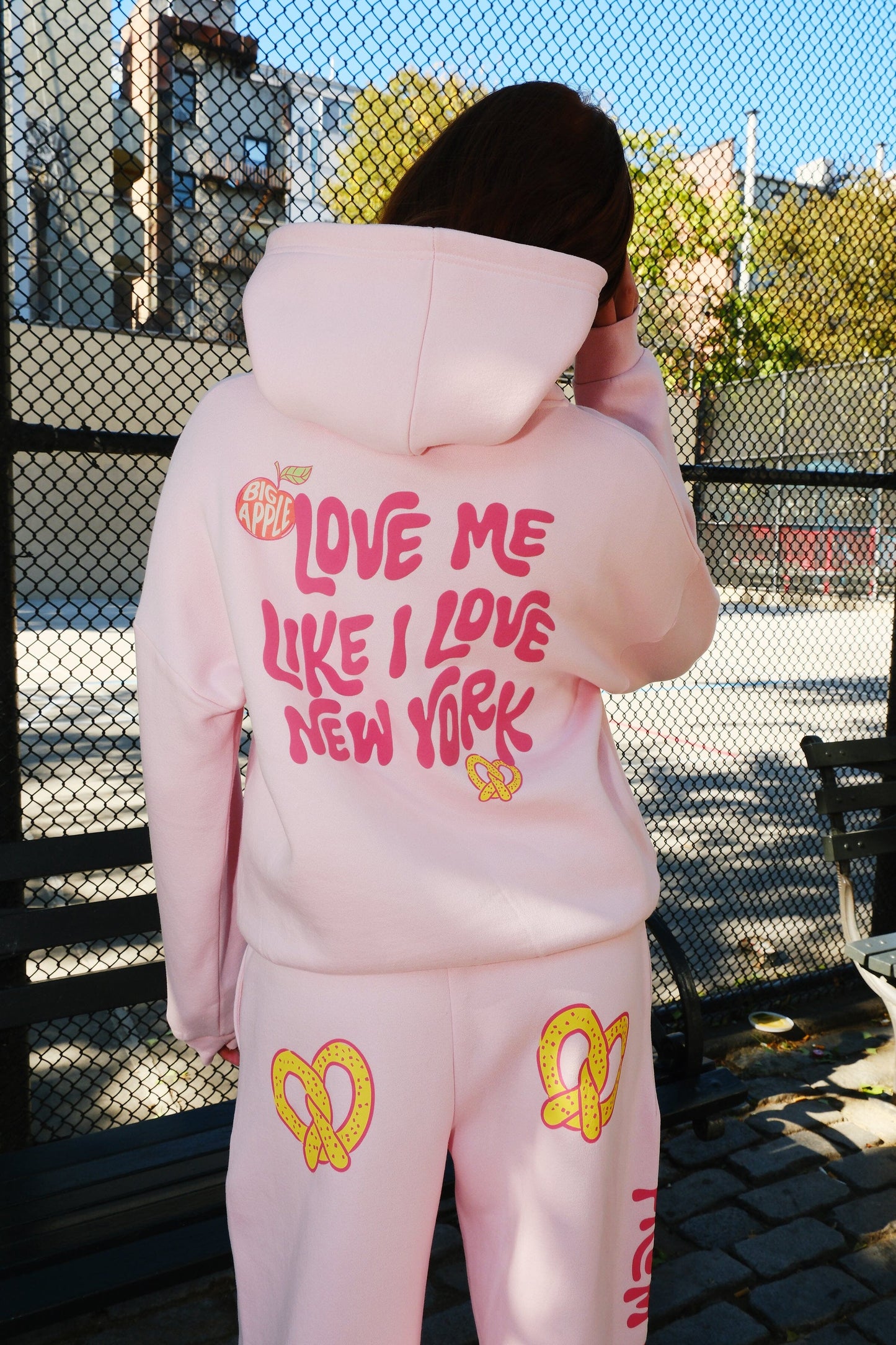 From NYC With Love Wide Leg Sweatpants Clothing mure + grand