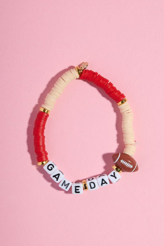 Game Day Inspirational Beaded Bracelet Bracelet mure + grand