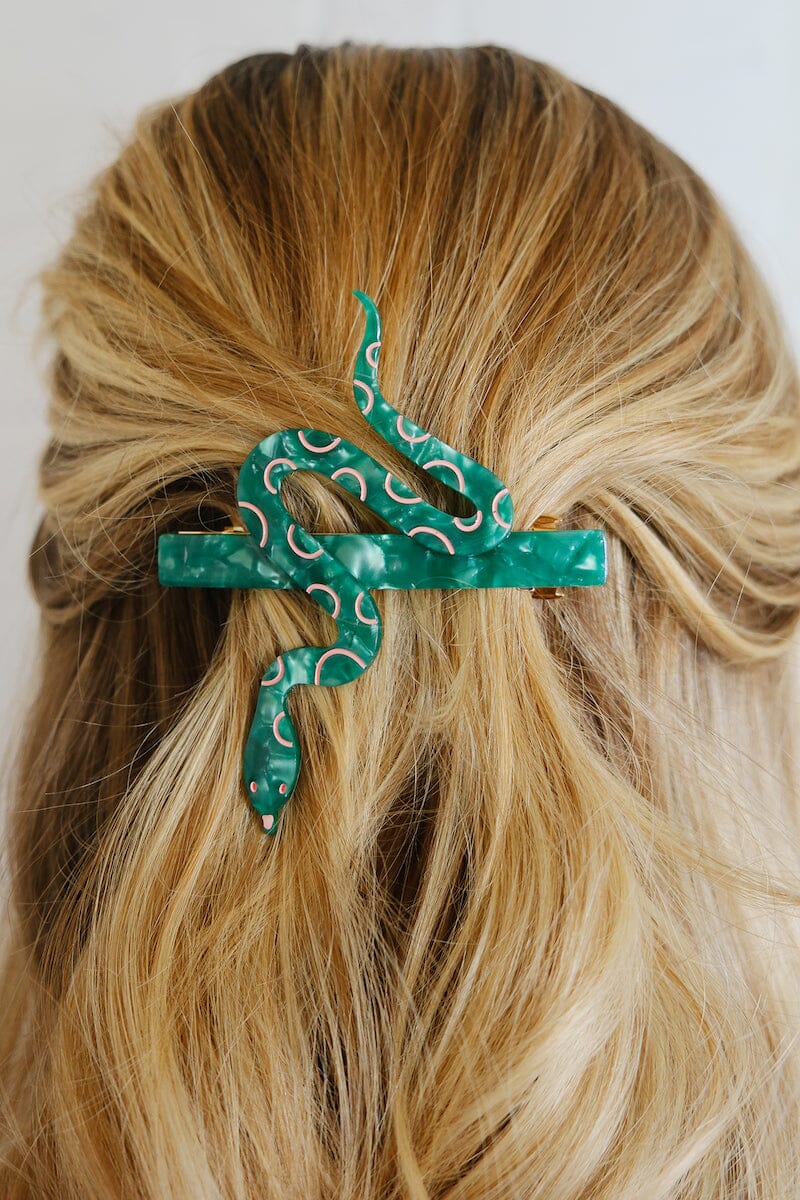 Garden Snake Claw Clip Hair Accessory mure + grand