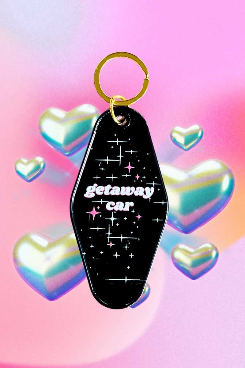 Getaway Car Motel Keychain Keychain mure + grand