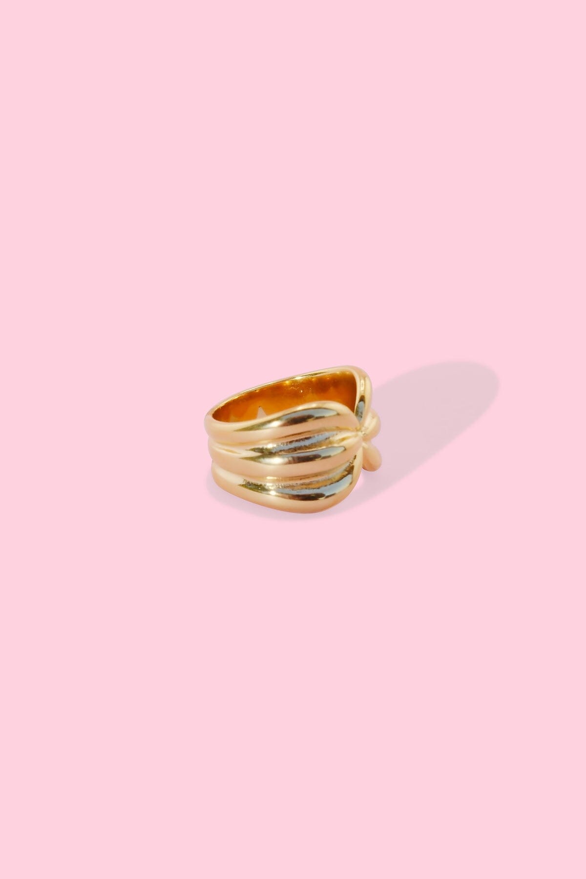 Hailey Pinched Stacking Ring Necklaces mure + grand