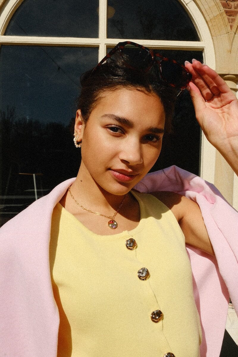 Heartbreaker Gemstone Necklace Necklaces mure + grand