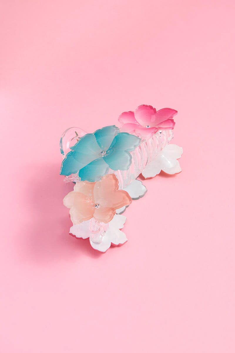 Hibiscus Flowers Claw Clip Hair Accessory mure + grand