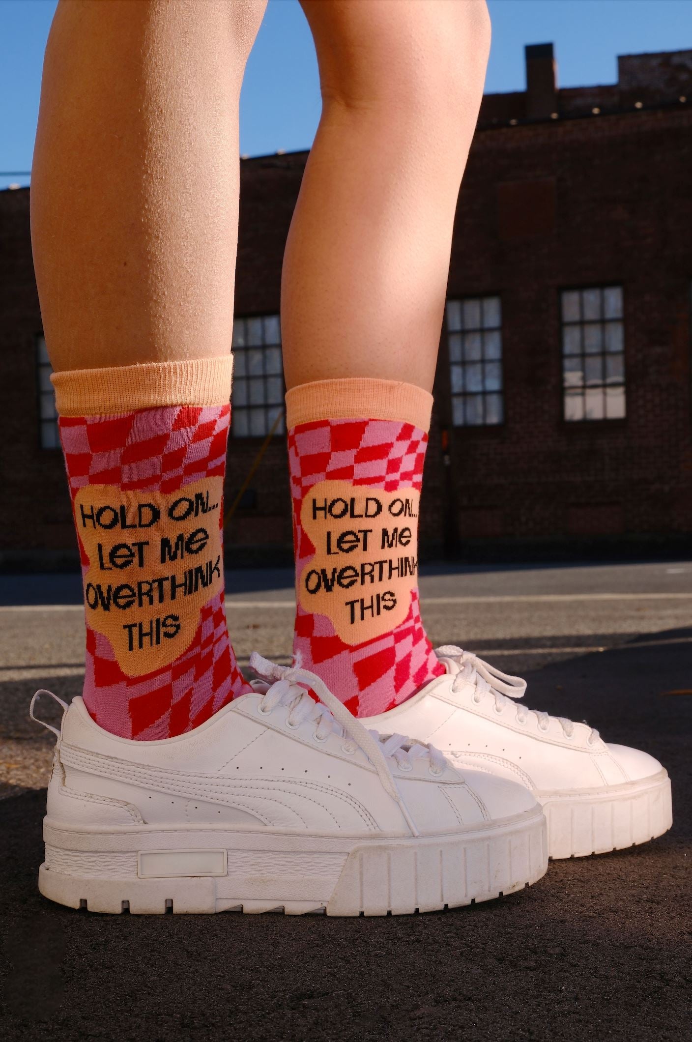 Hold On Let Me Overthink This Socks Socks mure + grand