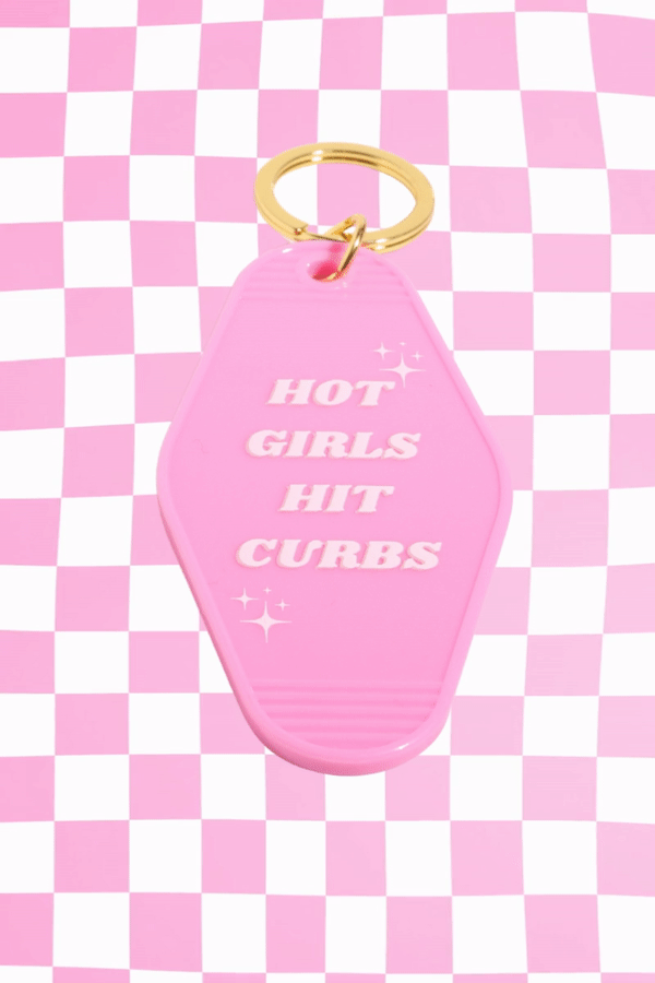 Hot Girls Hit Curbs Motel Keychain Keychain mure + grand